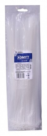 Хомут нейлоновый морозостойкий 100шт 7,2мм-500мм белый BARBELL BNW-720-500-W100
