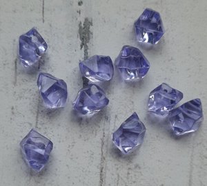 Кристаллы цв.Фиолетовые. Набор-10шт