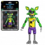 Оригинальный подвижный аниматроник неоновый Фокси Фнаф (Foxy Black Light)