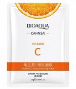 BIOAQUA Маска- салфетка для лица с витамином С, 25г