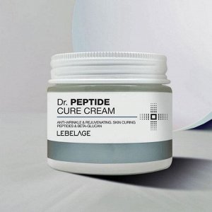 Lebelage  Антивозрастной омолаживающий крем с пептидами / Dr. Peptide Cure Cream, 70 мл