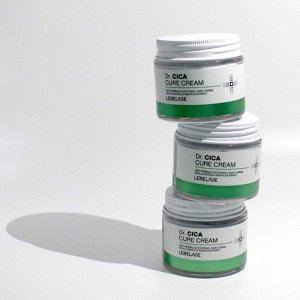 Lebelage Антивозрастной смягчающий крем с центеллой азиатской Dr. Cica Cure Cream, 70 мл