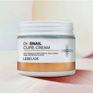 Lebelage Антивозрастной восстанавливающий крем с муцином улитки / Dr. Snail Cure Cream, 70 мл