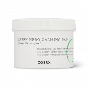 COSRX Пилинг-пэды успокаивающие для чувствительной кожи / One Step Green Hero Calming Pad, 70 шт