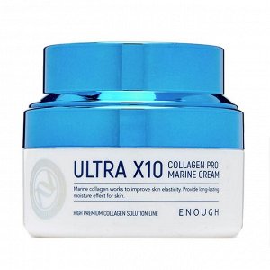 Enough Увлажняющий крем с коллагеном Ultra X10 Collagen Pro Marine Cream, 50 мл