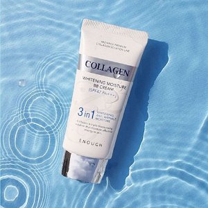 Enough BB крем с морским коллагеном / Сollagen 3 in1 whitening moisture BB сream SPF47 PA+++, 50 мл