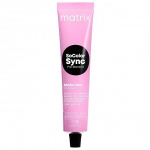 Matrix Крем-краска для волос без аммиака / SoColor Sync Pre-Bonded 5AA, светлый шатен глубокий пепельный, 90 мл