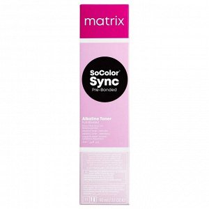 Matrix Крем-краска для волос без аммиака / SoColor Sync Pre-Bonded 5AA, светлый шатен глубокий пепельный, 90 мл