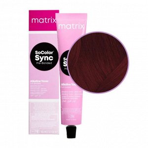 Matrix Крем-краска для волос без аммиака / SoColor Pre-Bonded 6BR, темный блондин коричнево-красный, 90 мл