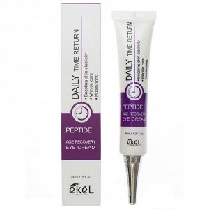 Ekel Крем для век антивозрастной с пептидами / Daily Time Return Age Recovery Eye Cream Peptide, 40 мл