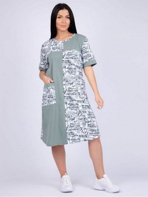 Трикотаж Плюс Платье женское ML-Гамма (полынь)