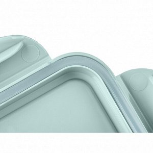 КОНТЕЙНЕР ДЛЯ ХОЛОДИЛЬНИКА И МИКРОВОЛНОВОЙ ПЕЧИ "SMART LOCK" 2,5Л (светло-голубой)