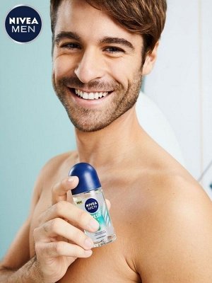 Nivea Дезодорант мужской антиперспирант шариковый Nivea Men Fresh Kick эффект свежести Нивея 50 мл