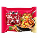 Лапша Master Kong (пакет) со вкусом курицы и томата 104гр (Розовая)