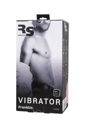 Реалистичный вибратор TOYFA RealStick Elite Vibro, TPR, телесный, 7 режимов вибрации, 24 см