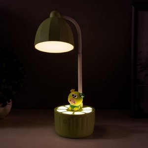 Лампа настольная "Мини лягушенок" LED 3 режима 6,4Вт USB салатовый 10х10х37,5 см