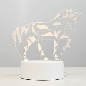 RISALUX Светильник сенсорный &quot;Лошадь&quot; LED 3 цвета от USB