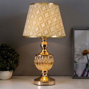 Настольная лампа Василиса E27 40Вт золото 25х25х47 см RISALUX