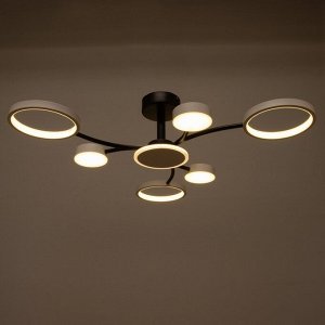 BayerLux Люстра с ПДУ 2299/11WT LED 216Вт 3000-6000К белый 97х97х18 см