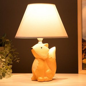 RISALUX Настольная лампа 16549/1GR E14 40Вт оранжево-белый 20х20х28,5 см