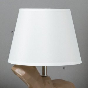 RISALUX Настольная лампа 16543/1 E14 40Вт шоколадный 22,5х22,5х33,5 см
