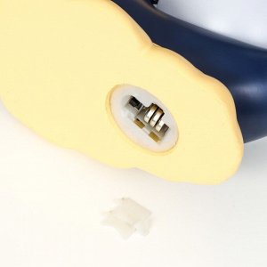 Настольная лампа "Девочка" LED от батареек 2хLR44 темно-синий 15,5х9,5х20 см