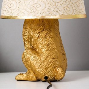 Настольная лампа "Зайчик" E27 40Вт золото 20х20х43,5 см