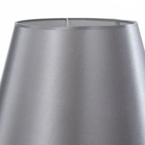 Торшер напольный BayerLux«Патрисиа» со столиком, 1x15 Вт, Е27, белый/серый, 40x40x157 см