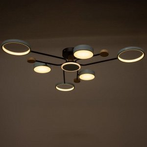 Люстра с ПДУ 2298/7BL LED 156Вт 3000-6000К синий 105х99х15 см