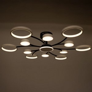 Люстра с ПДУ 2299/11WT LED 216Вт 3000-6000К белый 97х97х18 см