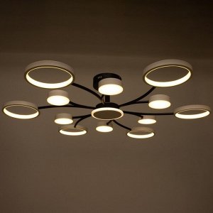 Люстра с ПДУ 2299/11WT LED 216Вт 3000-6000К белый 97х97х18 см