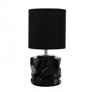 Настольная лампа 16854/1BK E14 40Вт черный 13х13х28 см