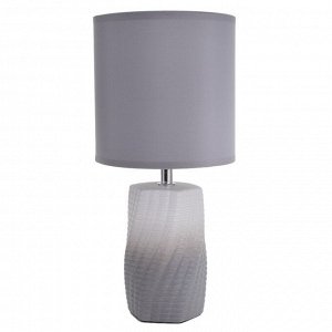 Настольная лампа 16578/1GR E14 40Вт бело-серый 15х15х31 см