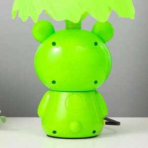 Настольная лампа "Лягушка с книжкой" Е12 10Вт зеленый 14х14х25 см