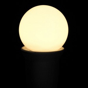 Лампа светодиодная Luazon Lighting, G45, Е27, 1.5 Вт, для белт-лайта, т-белая наб 20 шт