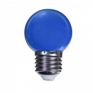 Лампа светодиодная Luazon Lighting, G45, Е27, 1.5 Вт, для белт-лайта, набор 20 штук, свечение мульти