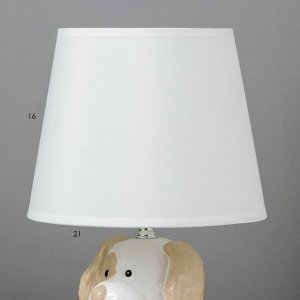 Настольная лампа 16552/1 E14 40Вт бело-бежевый 20х20х33,5 см