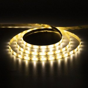 Светодиодная лента Luazon Lighting с датчиком движения 2 м, IP65, SMD2835, 60 LED/м, 6 В, 3000К