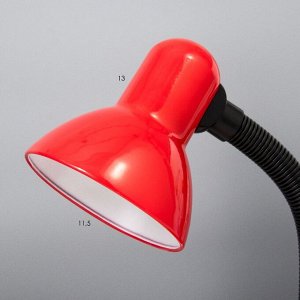 Лампа настольная Е27, светорегулятор (220В) красная (203А)