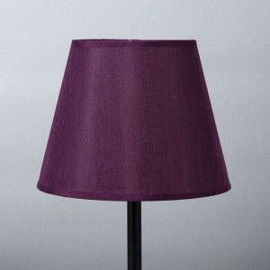 Лампа настольная "Элеонора" 1х15Вт Е27 черный/фиолетовый 22х22х42см