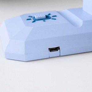Настольная лампа "Малыш" LED 1Вт USB АКБ синий 7,1х10х26 см