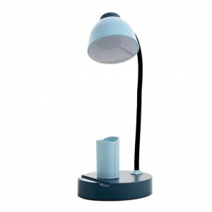 Настольная лампа сенсорная 16846/1BL LED 2Вт USB АКБ синий 11х13х35 см