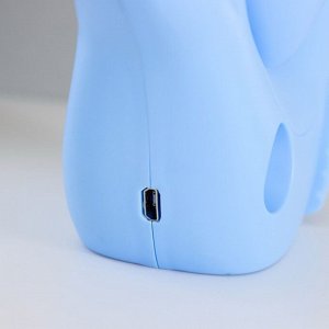 Настольная лампа "Дельфин" LED 3Вт USB АКБ синий 14,5х5х28 см RISALUX