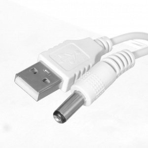 Настольная лампа складная «Современный» 30хLED от батареек/USB бело-черный 24x7x12.5 см