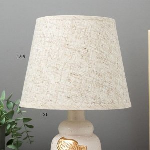 Настольная лампа 16537/1WT E14 40Вт бело-золотой 20х20х35 см