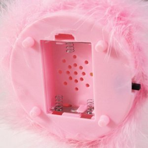 Ночник "Розовые лебеди" LED от батареек розовый 8х8х14 см