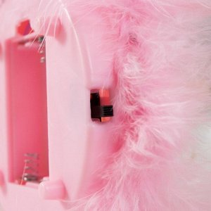 Ночник "Розовые лебеди" LED от батареек розовый 8х8х14 см