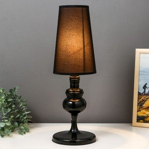 Настольная лампа "Жардин" Е27 40Вт черный 15х47 см