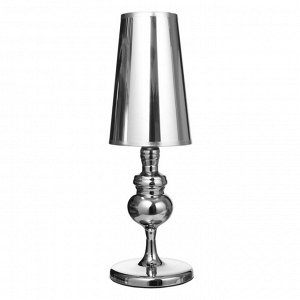 Настольная лампа "Жардин" Е27 40Вт серебро 15х47 см