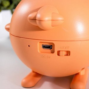 Настольная лампа "Мишка пилот" LED 3Вт USB АКБ оранжевый 14,5х5х28 см